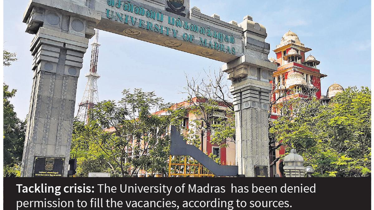 Madras University facing severe staff shortage