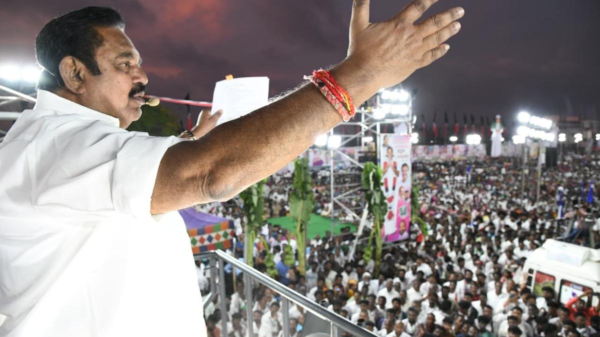 Stalin gave ₹5,000 only because of pressure from AIADMK, says Palaniswami