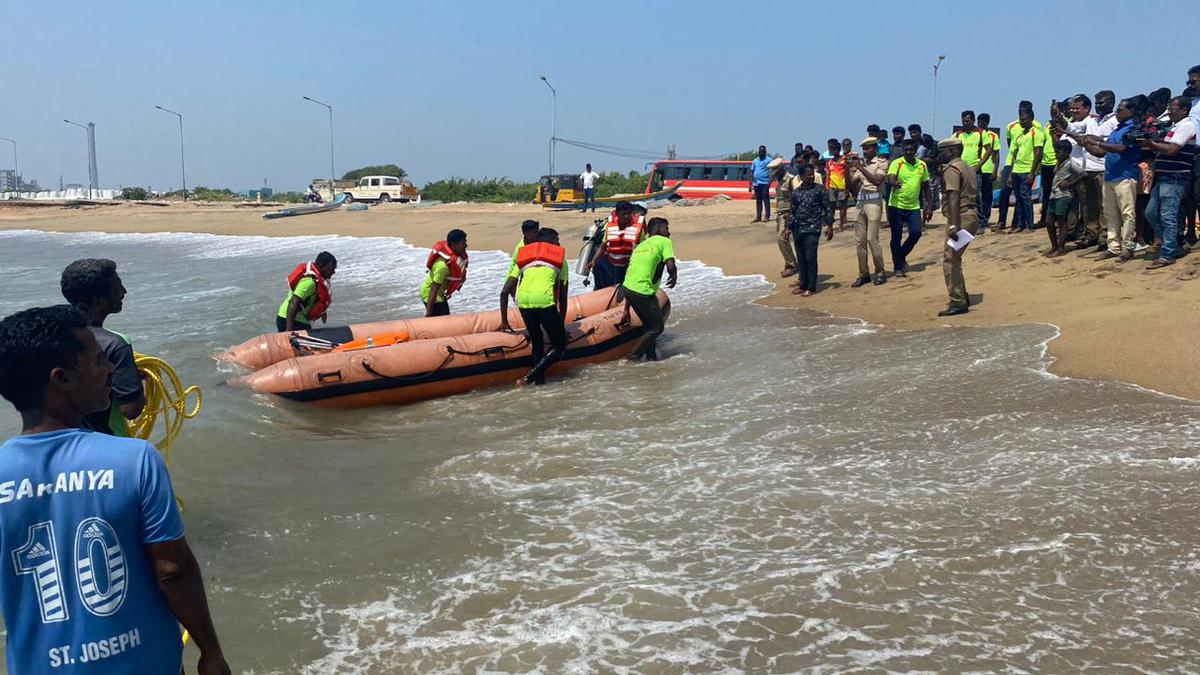 Mock drill tests cyclone preparedness of Chennai coast