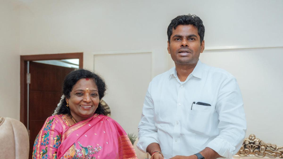 Annamalai meets Tamilisai to end talk of discord