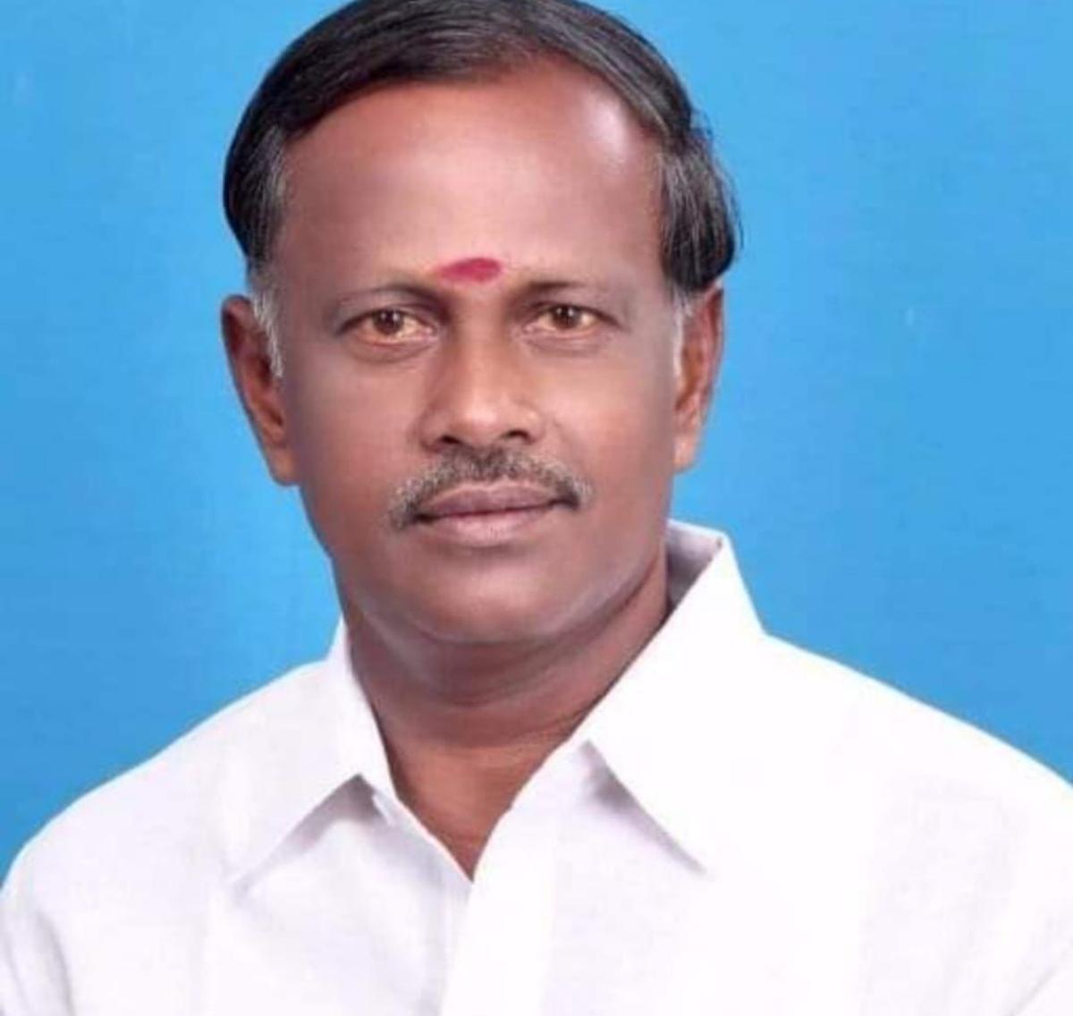 Sevur S. Ramachandran, sitting MLA for the Arani Assembly constituency Sevur S. Ramachandran, sitting MLA for the Arani Assembly constituency