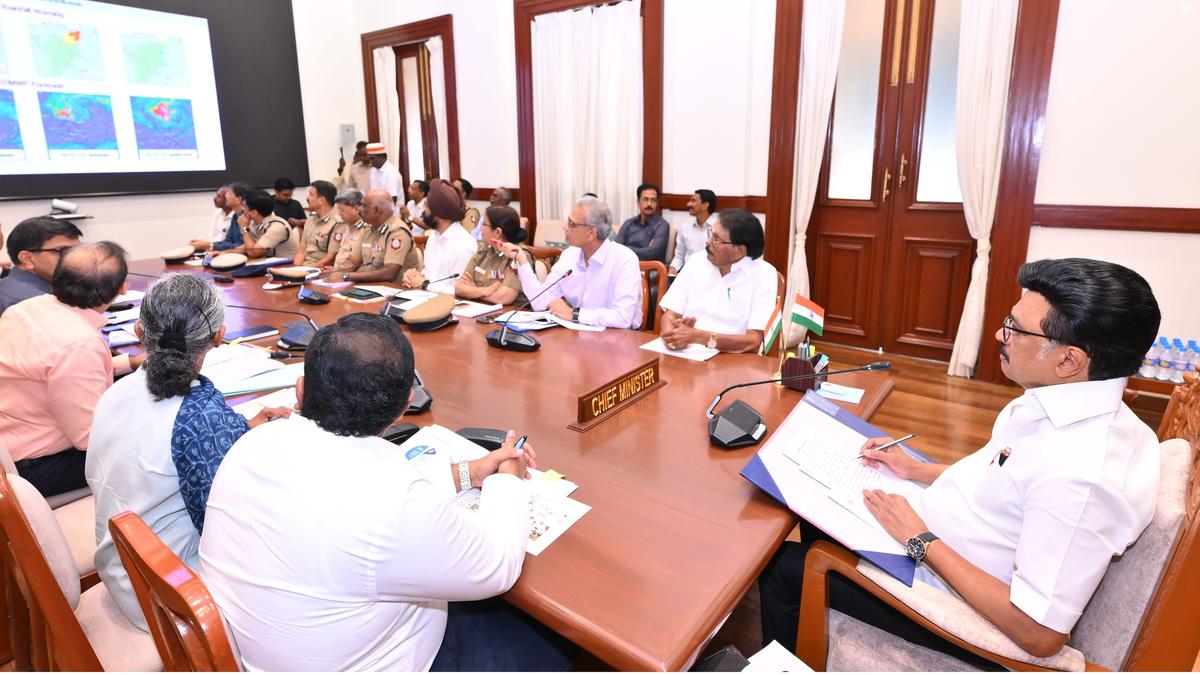 T.N. CM Stalin reviews preparedness over heavy rain alert
