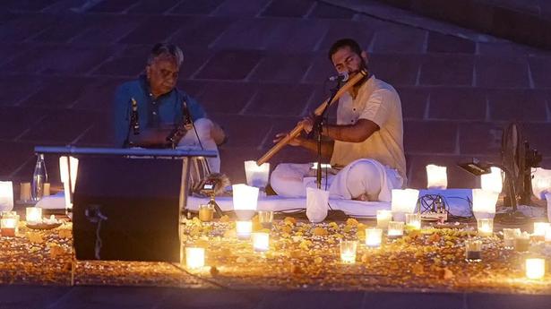 Metaphysics, music and meditation set the stage for Aurobindo sesquicentennial finale