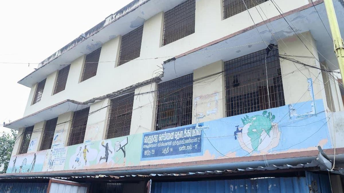 Dilapidated Chennai Corporation school building to be repaired