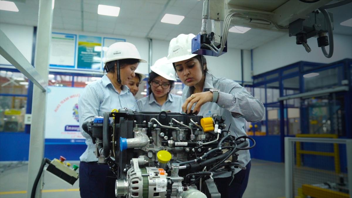 Ashok Leyland sets up an all-women production line at Hosur