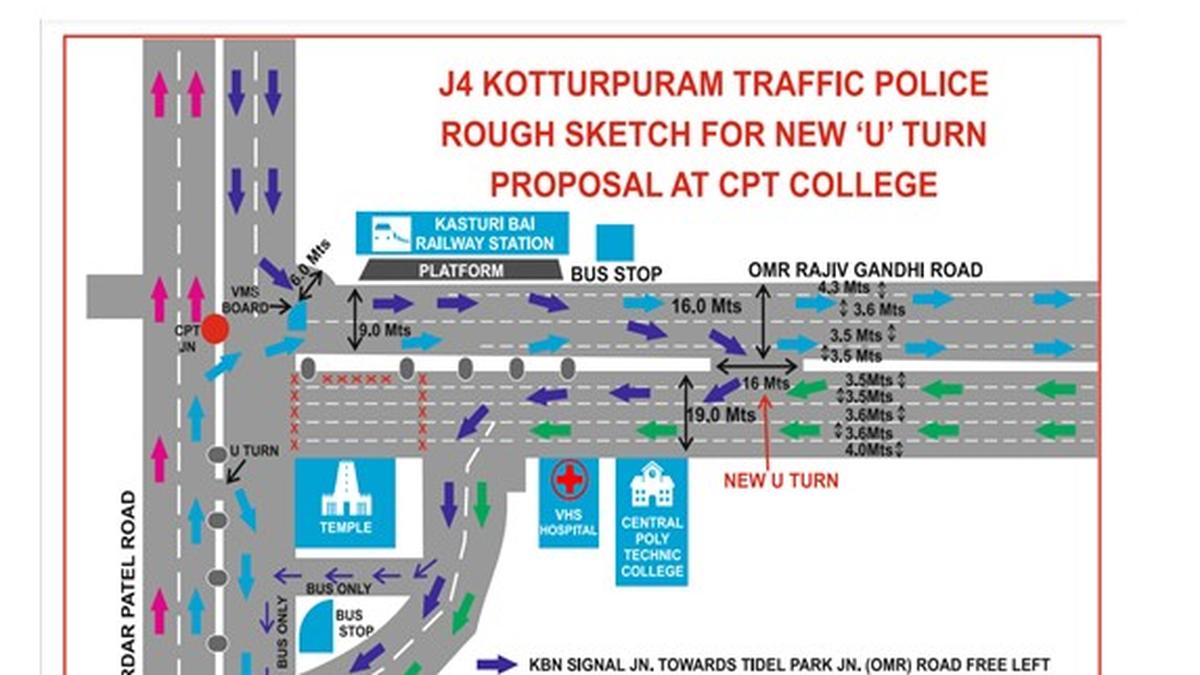 Traffic diversion at Madhya Kailash Junction from December 22