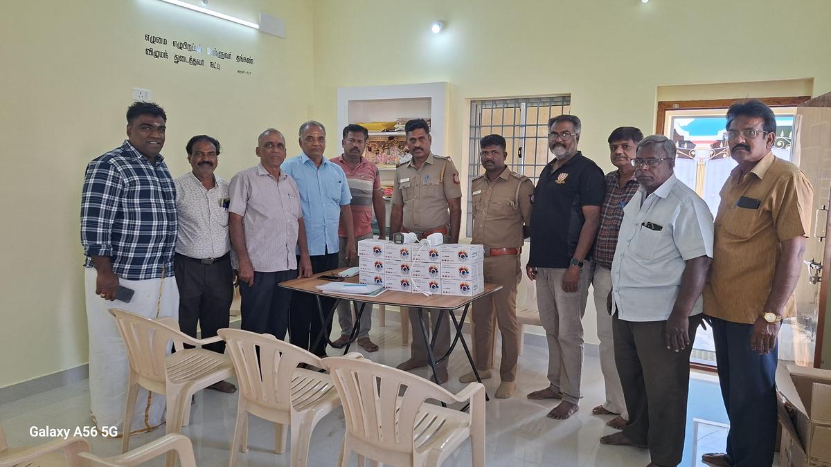Residents pool funds to donate 60 CCTV cameras near Katpadi in Vellore to prevent crimes