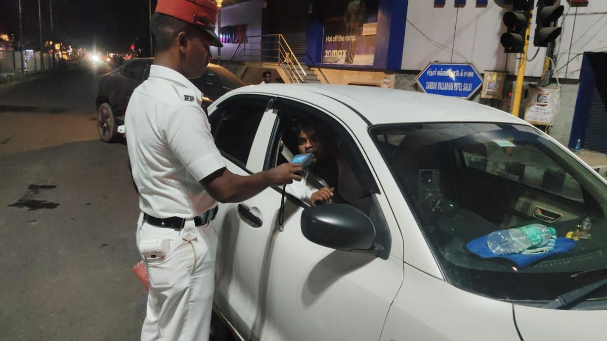 Police step up drive against drunken driving in Puducherry