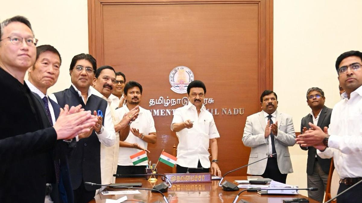 T.N. CM Stalin unveils foundation stone for non-leather footwear unit in Ranipet