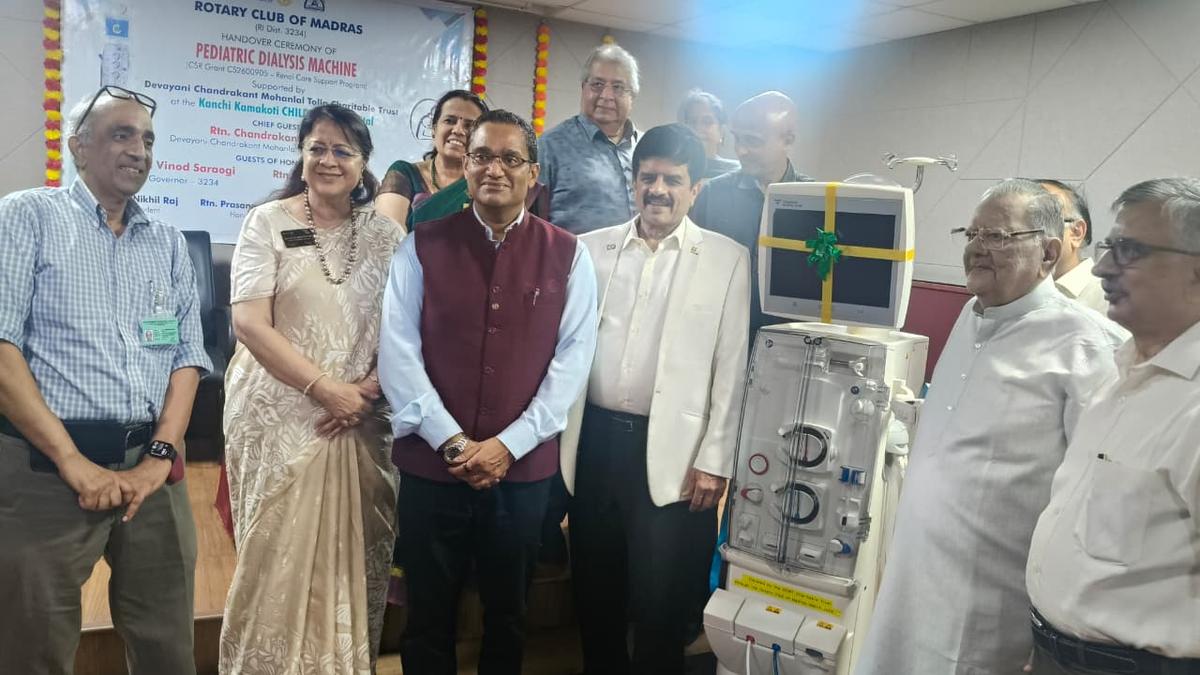 Paediatric haemodialysis machine donated to KKCTH