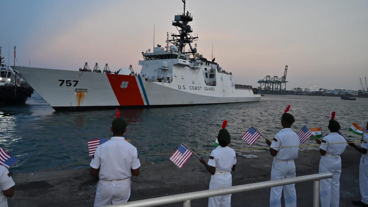 U.S. Coast Guard ship arrives in Chennai