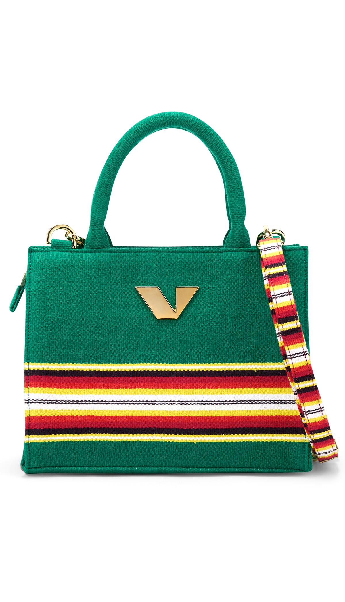 A handbag made of ‘Bhavani jamakkalam’ A handbag made of ‘Bhavani jamakkalam’