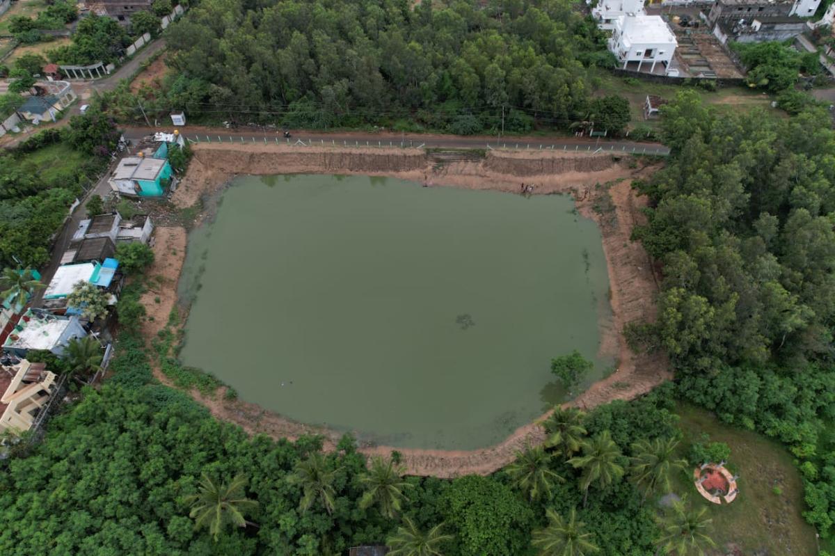 The Chetty Kulam in kovalam.