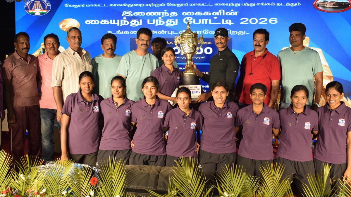 Volleyball tournament held in Vellore