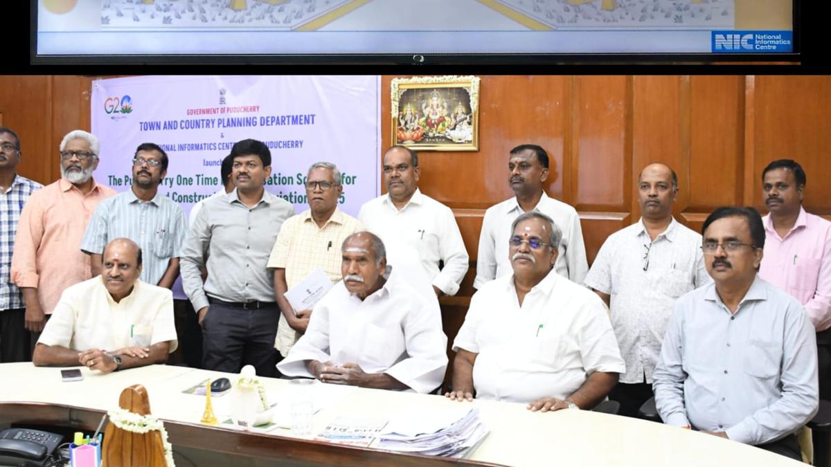 Puducherry rolls out one-time regularisation scheme for unauthorised constructions
