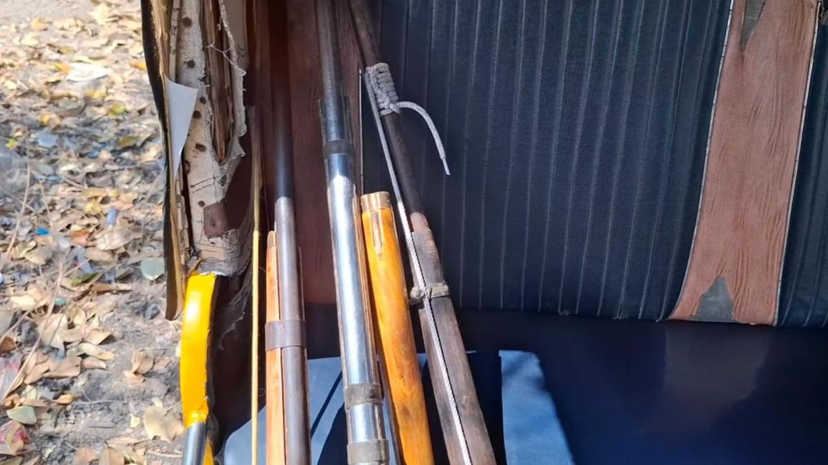 Farmer held for possessing country-made guns, explosives near Ambur