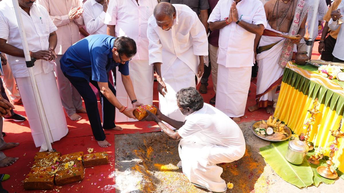Work on road over bridge over Uppanar canal begins in Puducherry