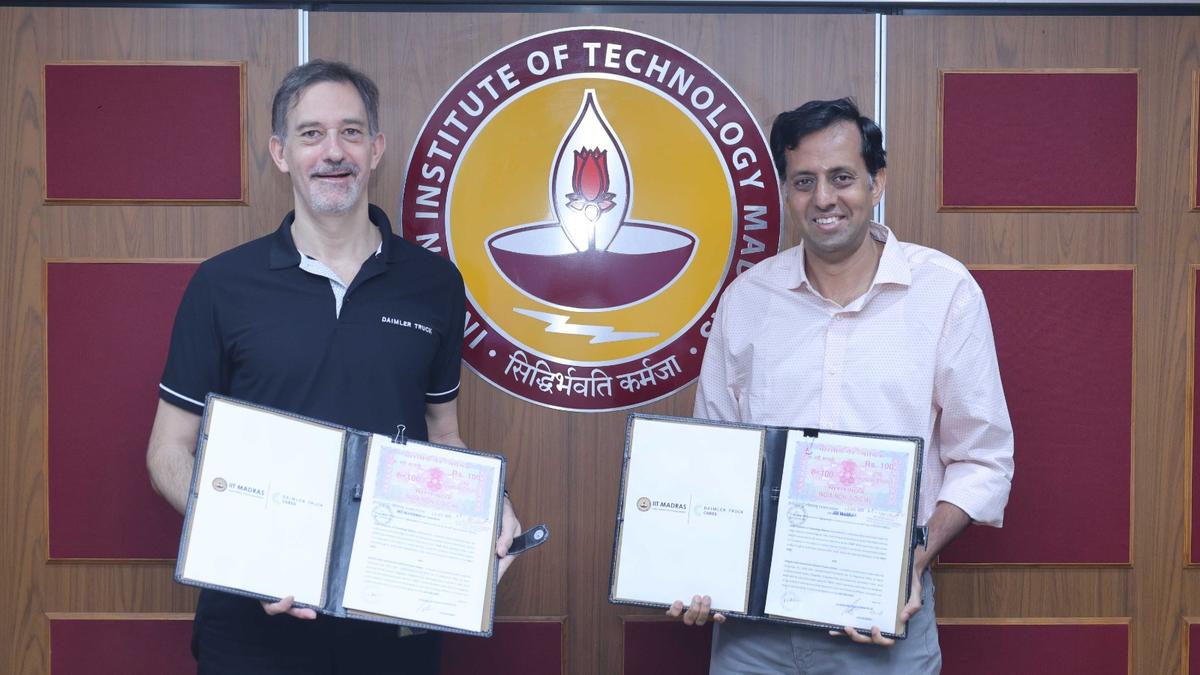 IIT Madras, Daimler India sign MoU to develop rating system for commercial driving - The Hindu by Authors