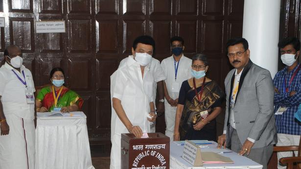 Presidential election: Tamil Nadu CM Stalin casts his vote in Chennai