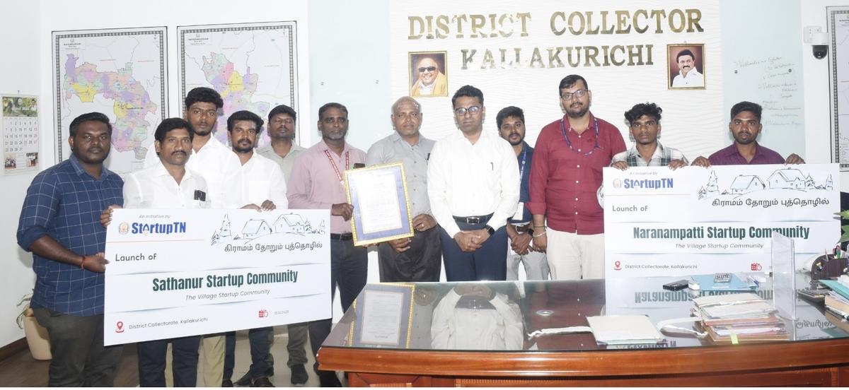 thehindu.com - The Hindu Bureau - Startup communities launched in two villages in Kallakurichi district
