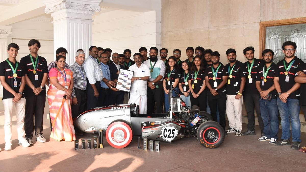 Race car developed by SRM students wins big at Formula Bharat competition - The Hindu by Authors