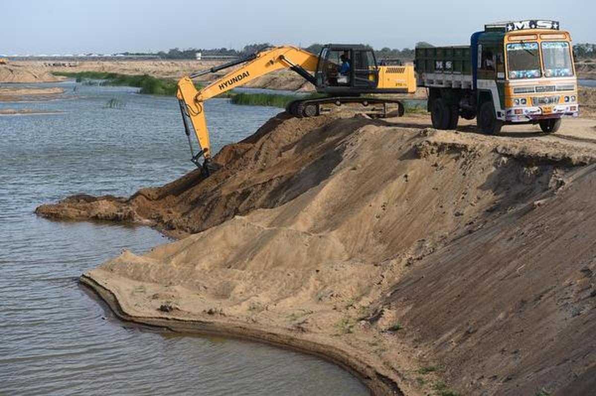 Sand Mining Loading Point