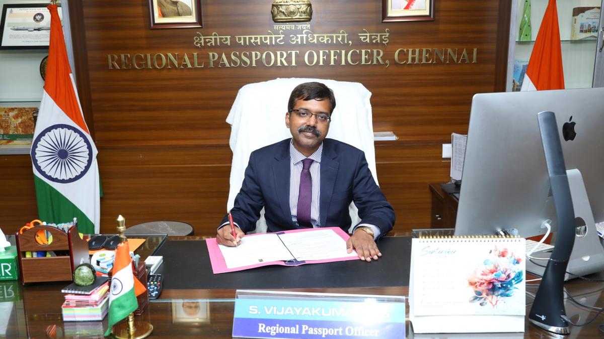 S.Vijayakumar assumes charge as Regional Passport Officer, Chennai