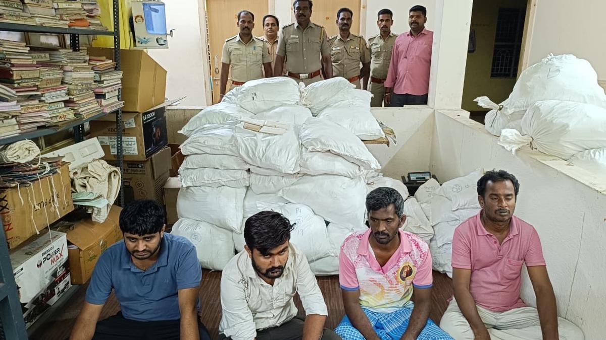 Police seize 600 kg gutka in Tirupattur; four held
