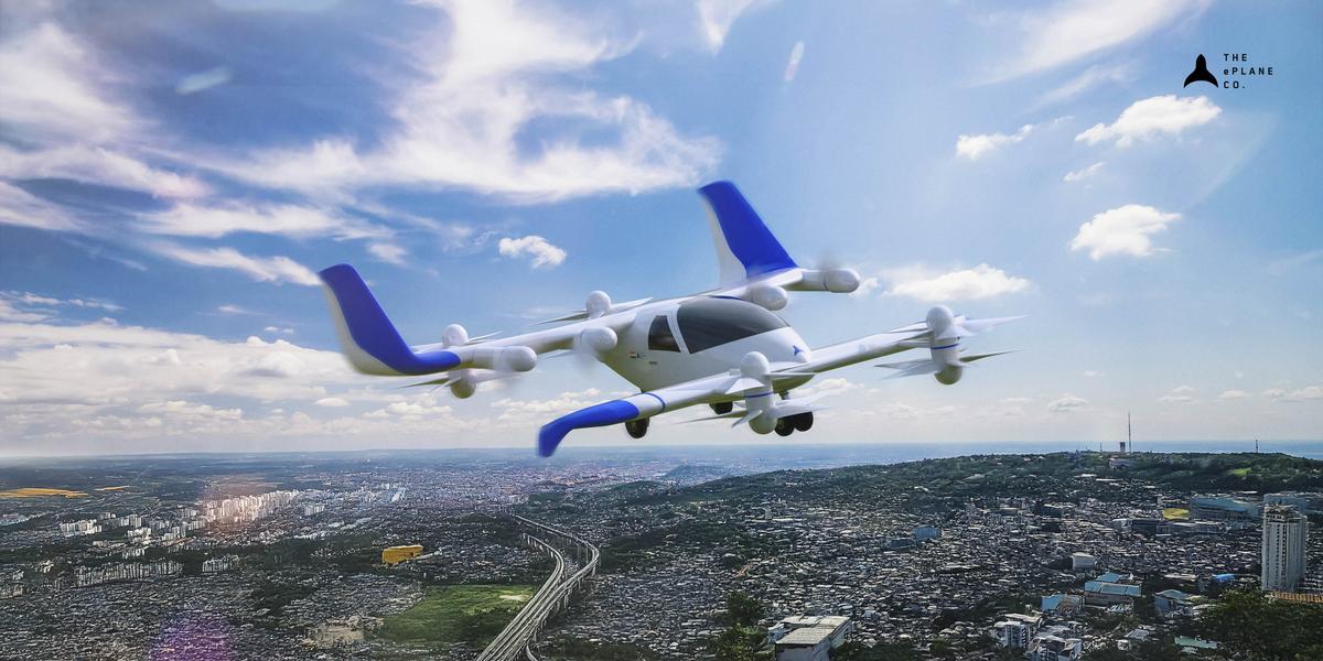 A model of the flying taxi