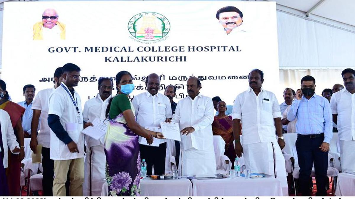 Health Minister inaugurates medical college hospital block in Kallakurichi