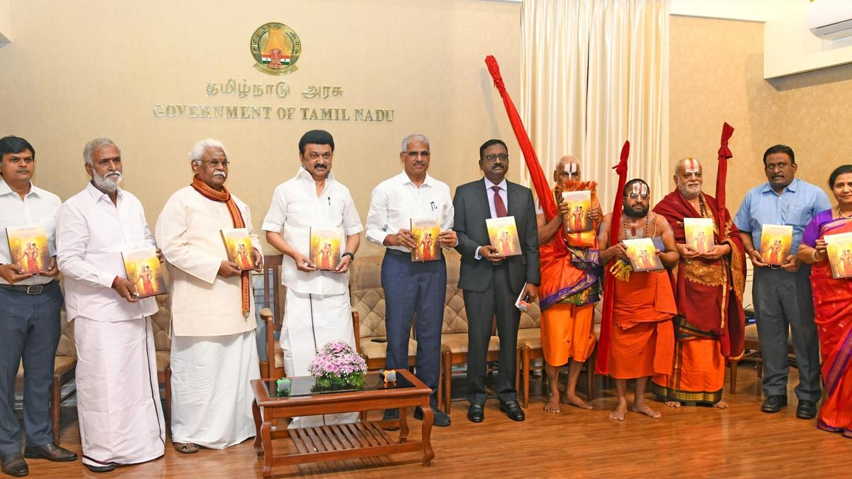 Stalin releases work of Karunanidhi on Ramanujar as a book