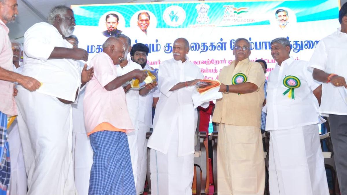 Chief Minister Rangasamy launches enhanced pension, financial assistance to women heads of BPL families in Puducherry