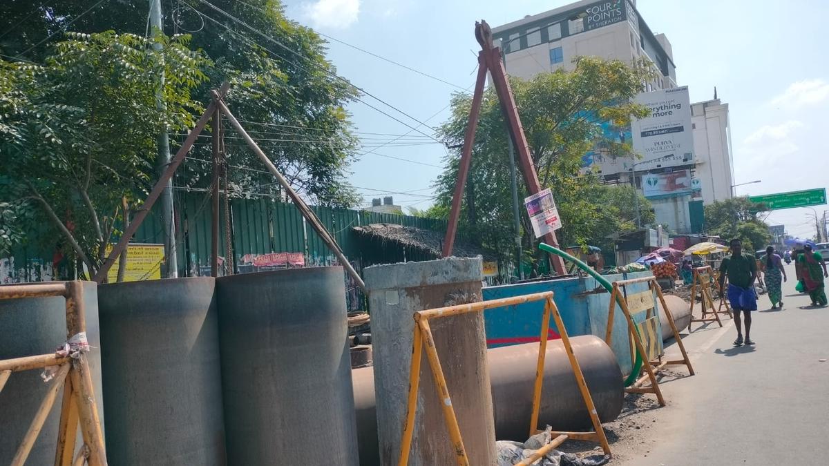 Work to construct FOB at Velachery begins