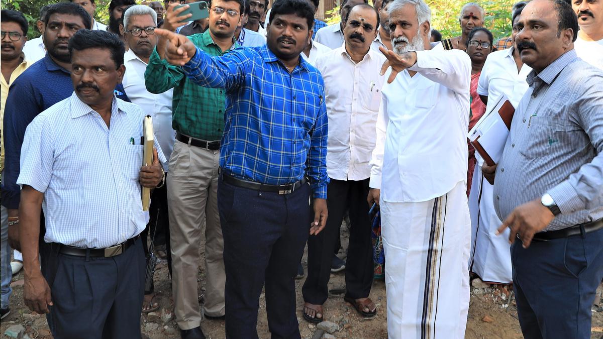 Minister conducts inspects Wall Tax Road to select site for marriage hall