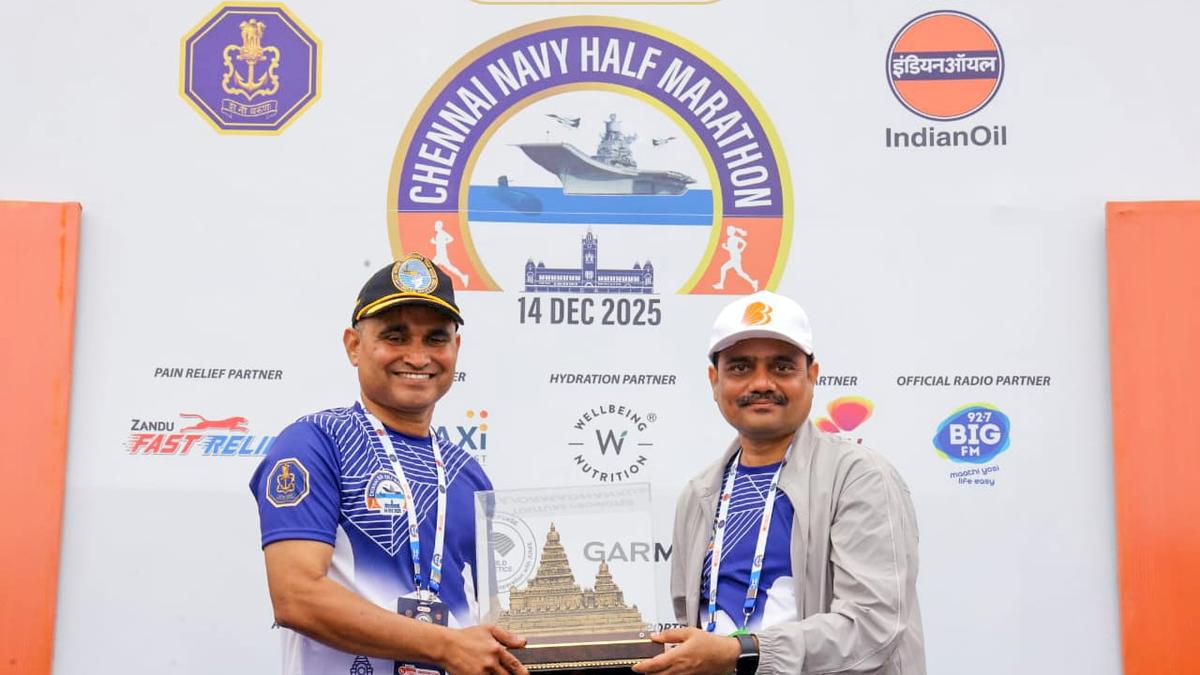 Over 8,000 people take part in first Chennai Navy Half Marathon