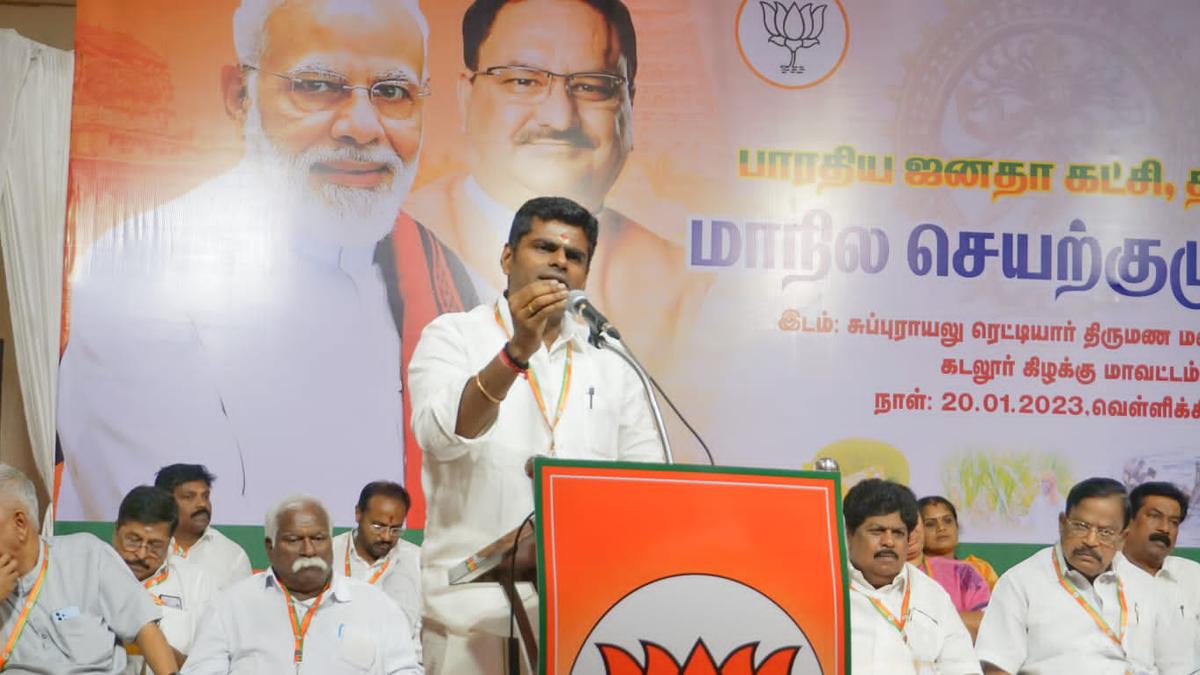 DMK raking up ‘Tamizhagam’ row to cover up its failures, says BJP