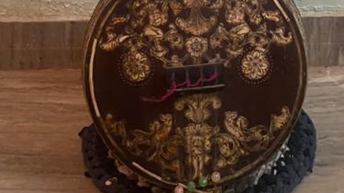 Nagaswaram player Rajarathinam Pillai’s tambura in Nagercoil The Hindu