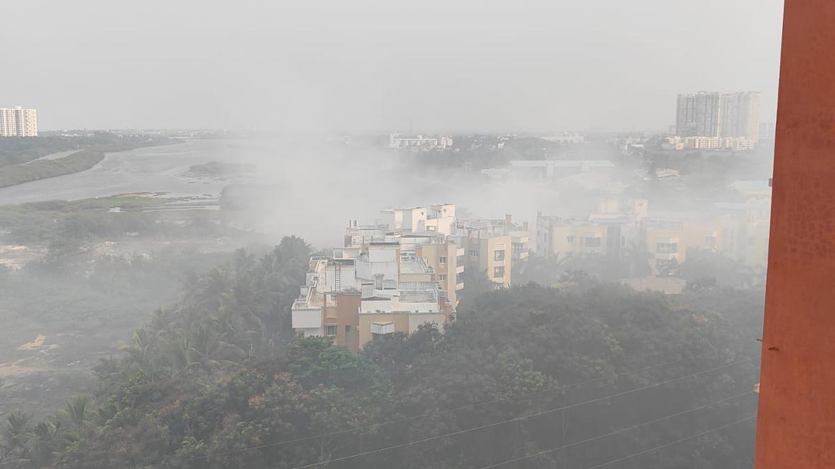 No clean air for residents of Muttukadu as burning garbage fills smoke in homes