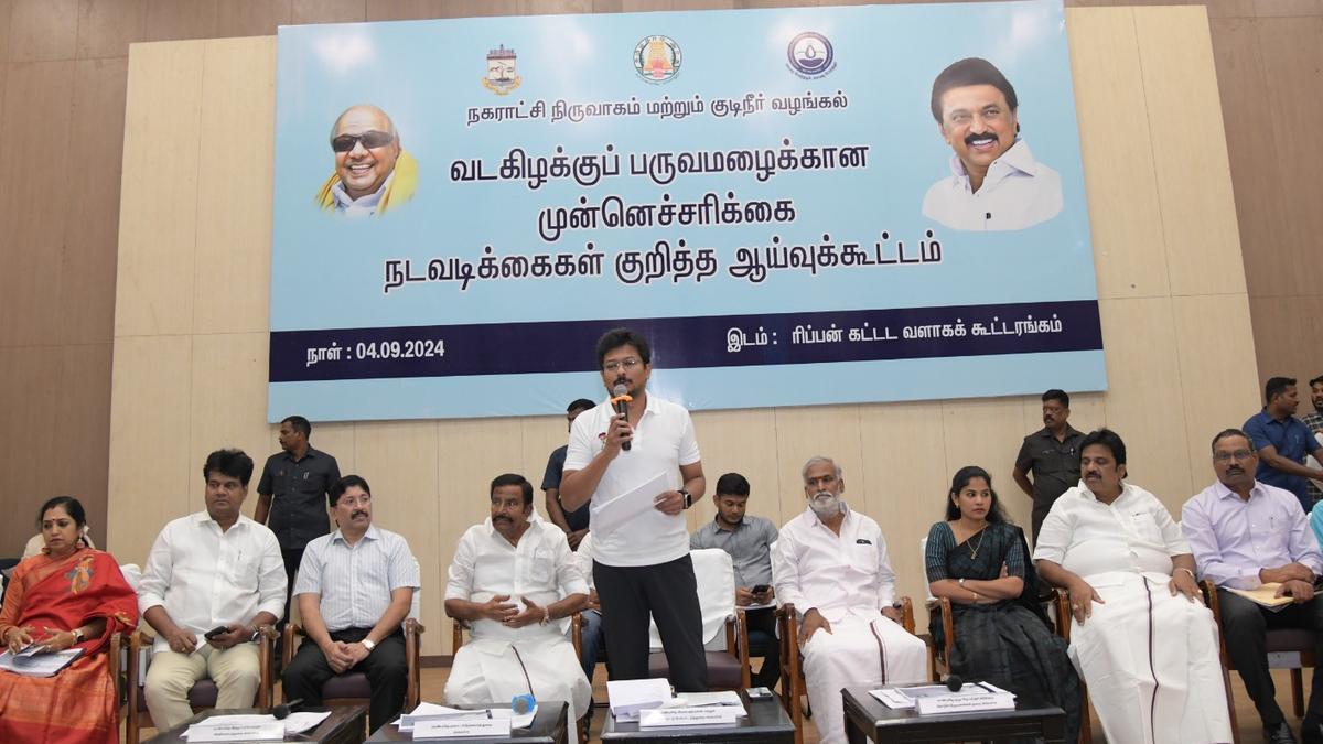 Public will reject fund crunch as excuse for delaying NE monsoon preparation work: Udhayanidhi Stalin