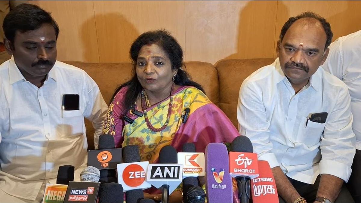 Lack of progress on Vengaivayal issue exemplifies failure of Dravidian model: Tamilisai Soundararajan