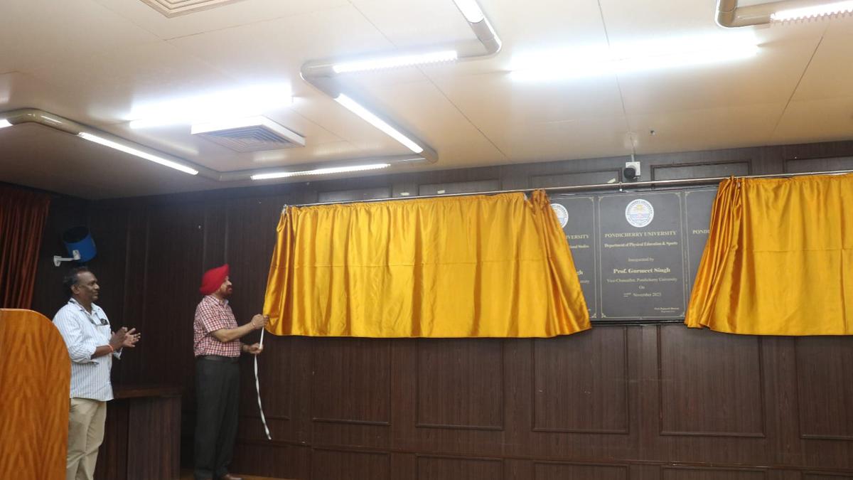 Pondicherry University opens nine new buildings - The Hindu