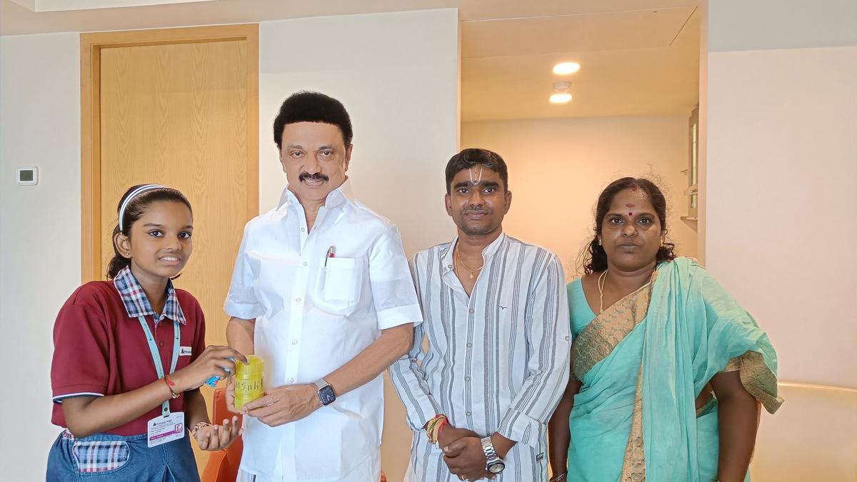 Mumbai girl’s wish comes true as Stalin meets her