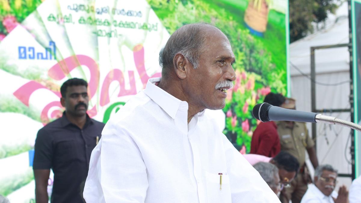 Puducherry Chief Minister N. Rangasamy distributes old age pension to beneficiaries in Mahe