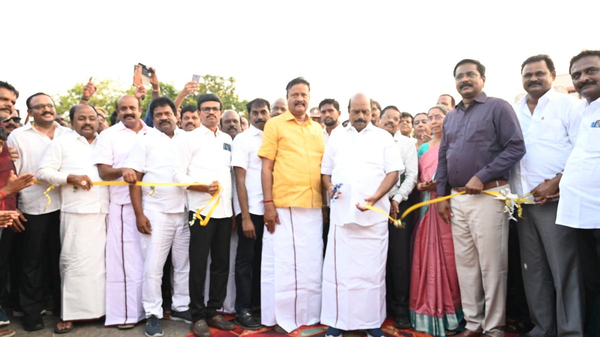 After a decade, road over bridge opened to public in Tiruvannamalai