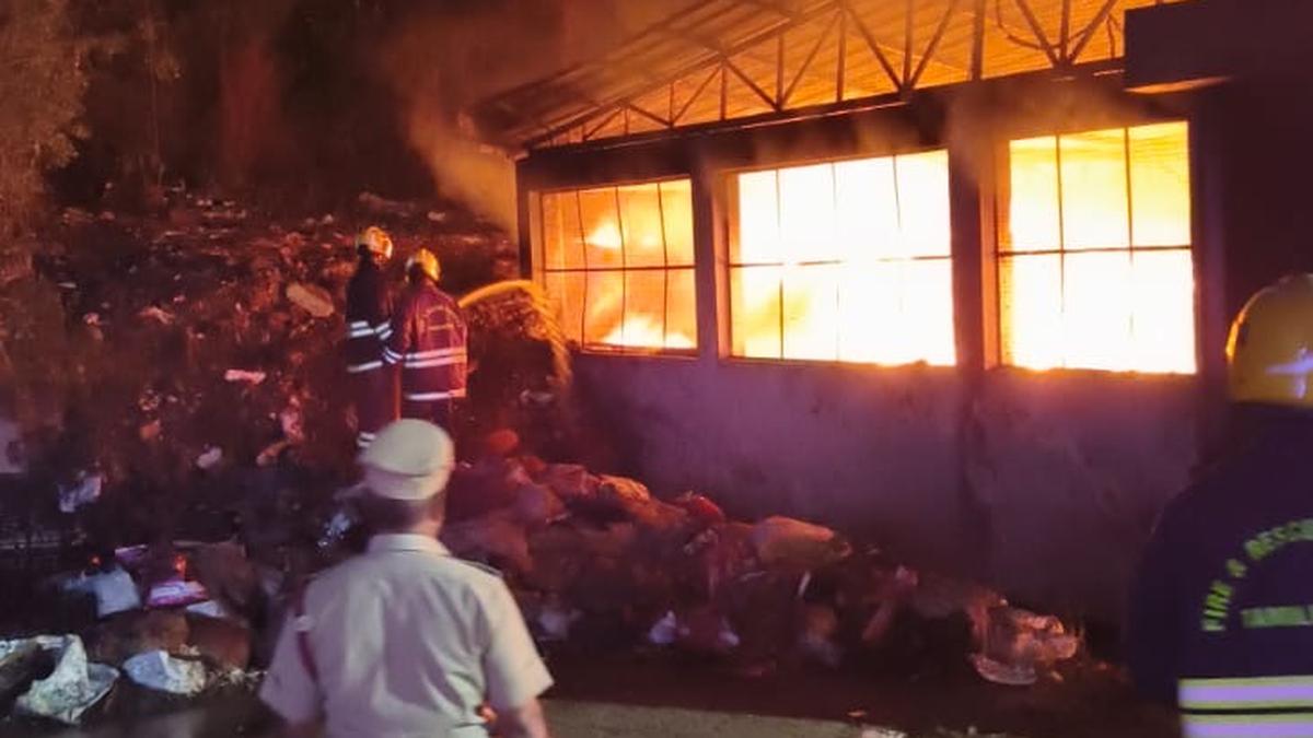 Fire put out at Vellore Corporation landfill site