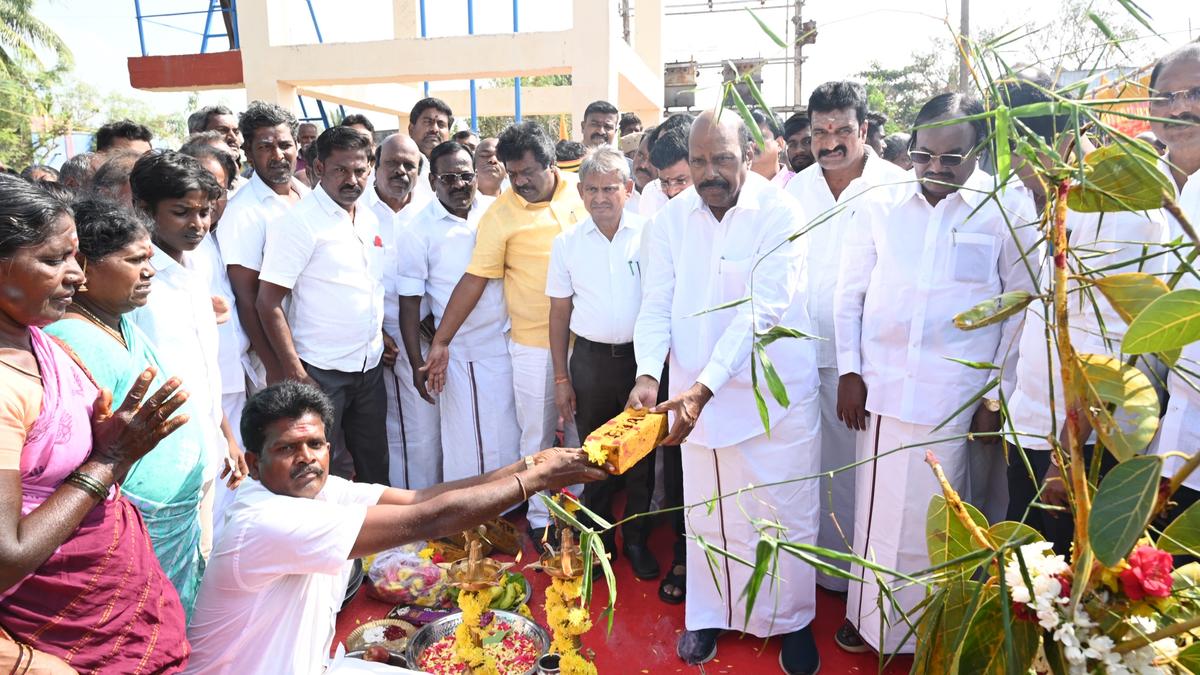 Minister lays foundation for Meyyur convention centre in Tiruvannamalai