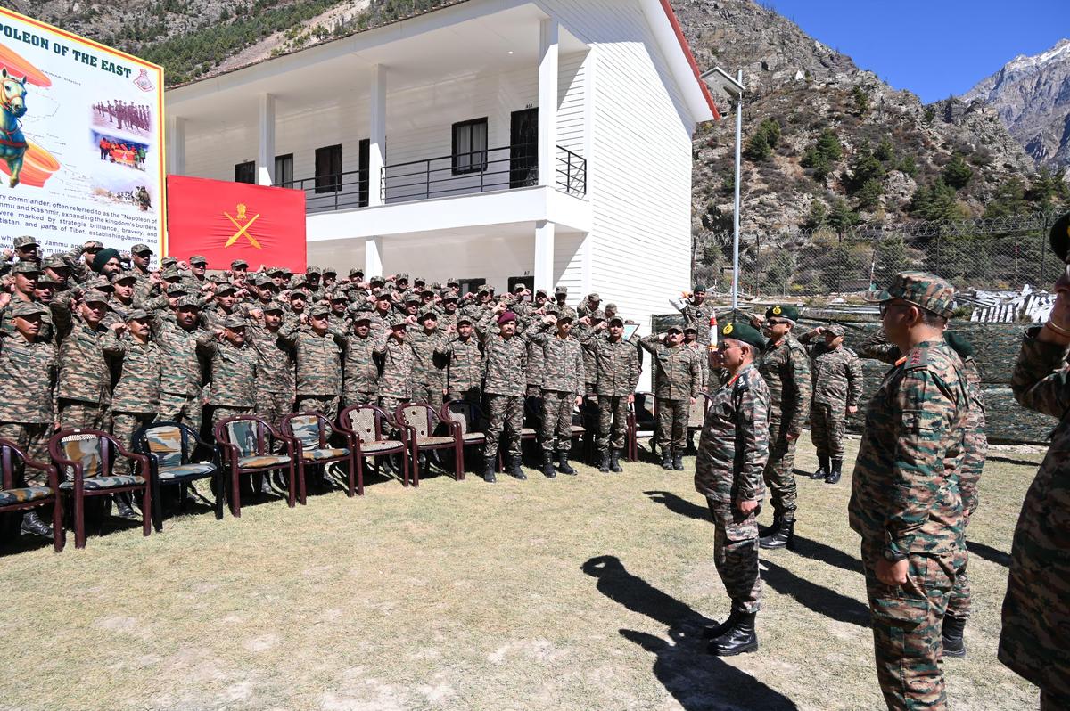 The Chief reaffirmed Indian Army’s full preparedness to counter evolving security challenges, invoking the core ethos of “Service Before Self” The Chief reaffirmed Indian Army’s full preparedness to counter evolving security challenges, invoking the core ethos of “Service Before Self”