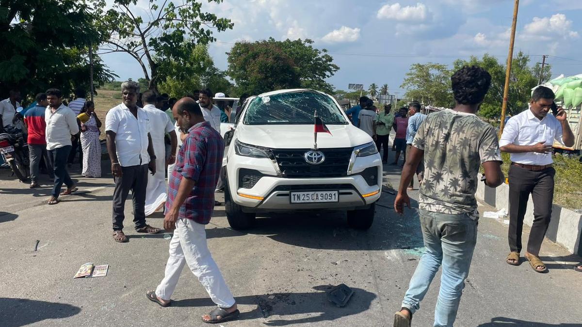 E.V. Velu’s son injured in road accident in Tiruvannamalai