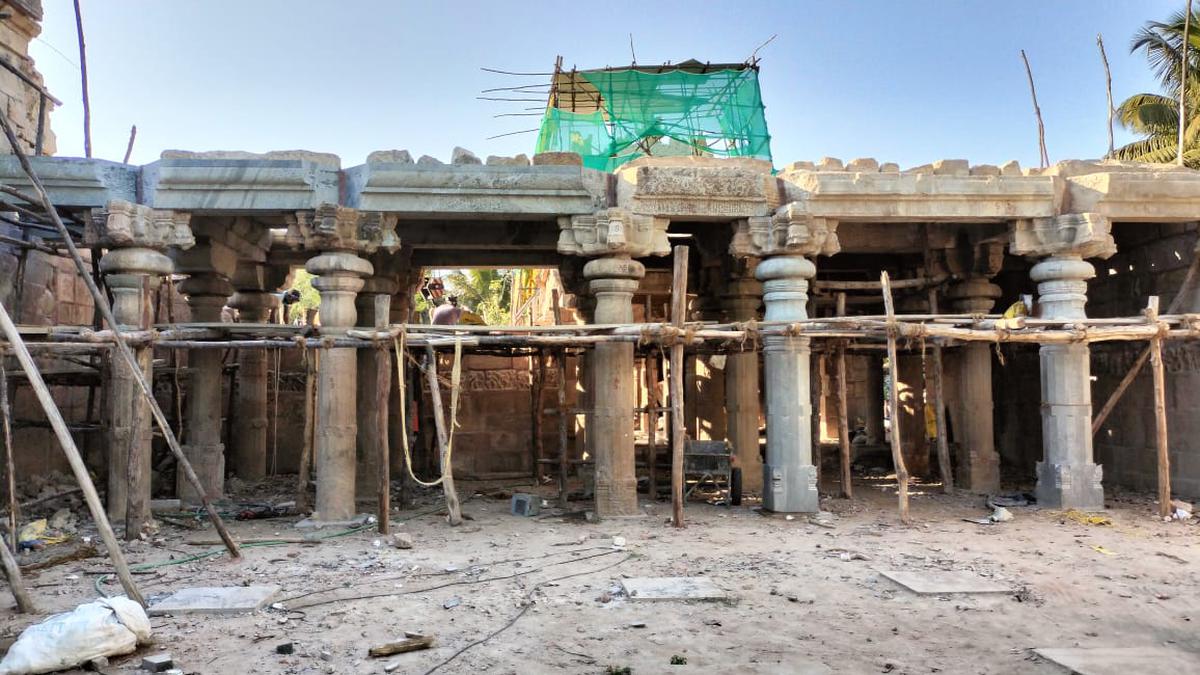 12th Century Chola temple in Thanjavur district emerges anew from ruins ...