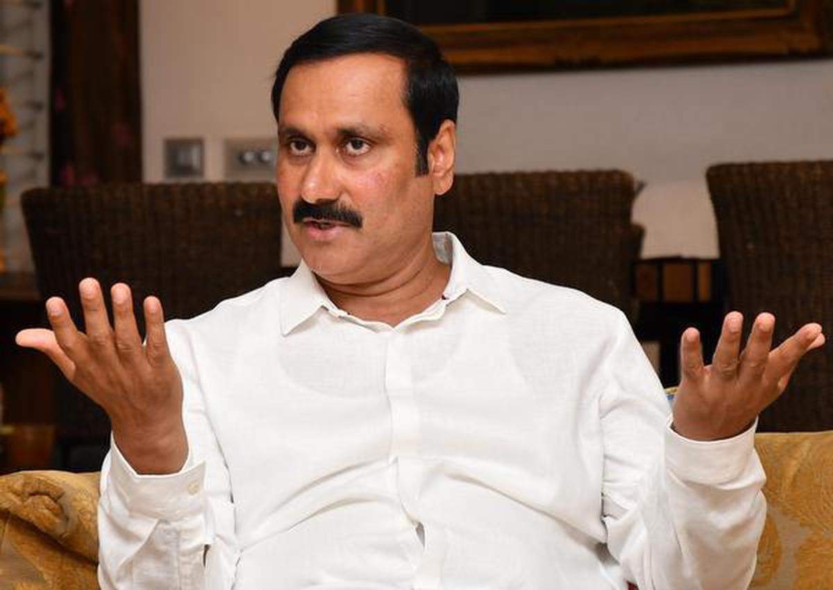 PMK MP Anbumani Ramadoss urges Centre to withdraw 10% EWS quota - The Hindu